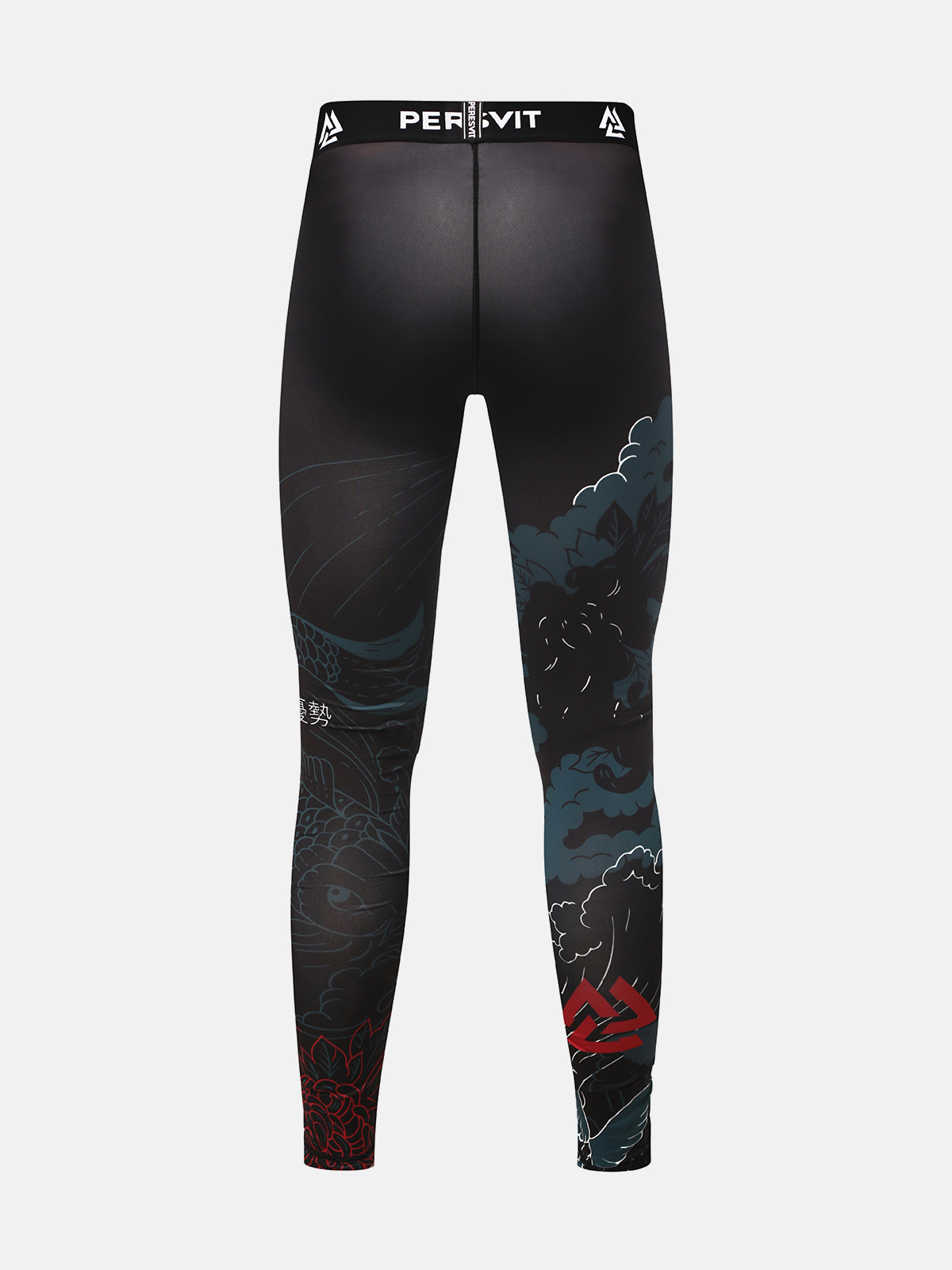 Peresvit Koi MMA Leggins Blue Orange Red, Photo № 2